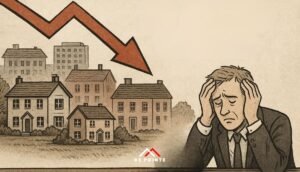 Dismay at the UK house price drop
